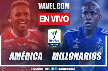 Resumen y Goles: América 2-1 Millonarios en Liga BetPlay 2021-II