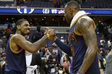 James, Irving Combine For 66 Points As Cleveland Cavaliers Defeat Washington Wizards, 121-115