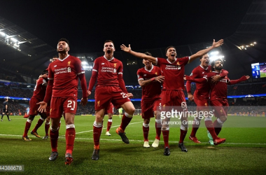 Manchester City (1) 1-2 (5) Liverpool: Reds weather early storm and advance to Champions League semi-finals