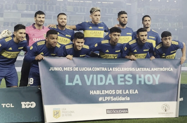 once titular en la derrota 2-1. (Foto: Boca Juniors)