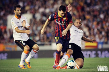Messi, el terror del Valencia