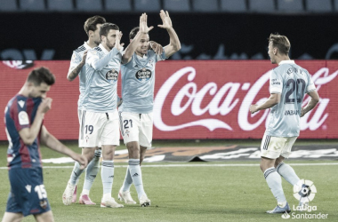 Celta 2-0 Levante: 44 puntos y a soñar... con bajas