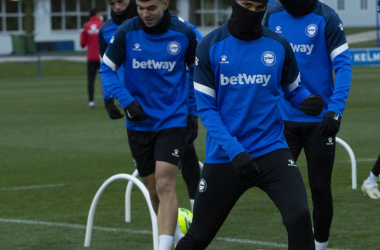 El Deportivo Alavés prepara el partido ante Osasuna