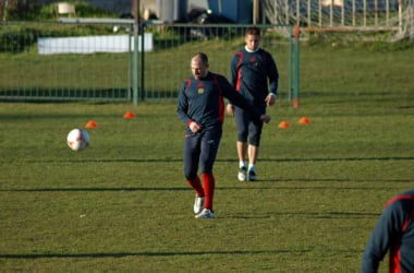 El Fuenlabrada hace pruebas de cara a la final del domingo