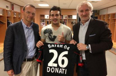 Bayer Leverkusen fecha com Giulio Donati