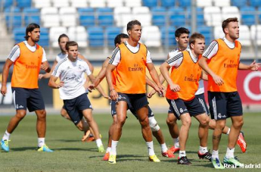 Último entrenamiento de la semana para el Real Madrid