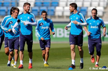 Primer entrenamiento pensando ya en el Borussia Dortmund