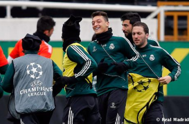 Último entrenamiento, en el  Inönü Stadium