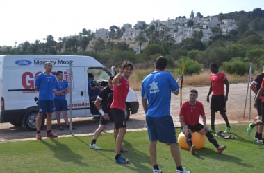 Segunda sesión de entrenamiento en La Manga