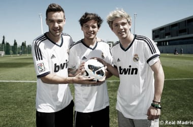 One Direction visita al Real Madrid en Valdebebas