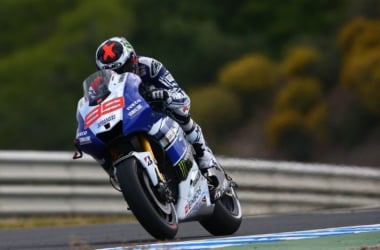 Jorge Lorenzo, al frente en los entrenamientos libres de Jerez