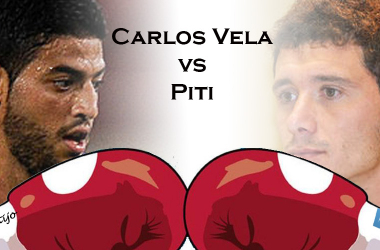 Carlos Vela vs. Piti: el duelo del gol