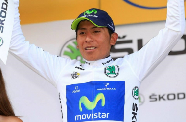 Quintana es segundo en Mont Ventoux y recupera la maillot blanca en el Tour de Francia