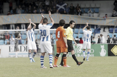 Goleada &quot;txuri-urdin&quot;, en la fiesta de fin de curso de la Gimnástica, en el Malecón