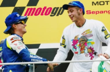 Serial 10 años de MotoGP: 2003, Rossi conserva la corona con Sete al acecho