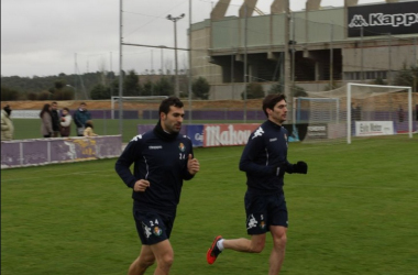 Rueda vuelve a un entrenamiento sin Ebert