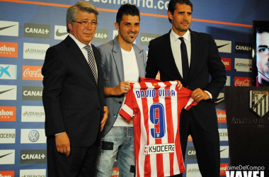 David Villa: &quot;El Atlético de Madrid ha sabido darme todo el cariño que necesitaba&quot;