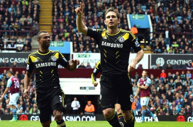 Com quebra de recorde, Lampard comanda virada do Chelsea sobre o Villa fora de casa