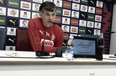 Mendilibar: "Habrán errores en los goles, pero un punto no está mal.