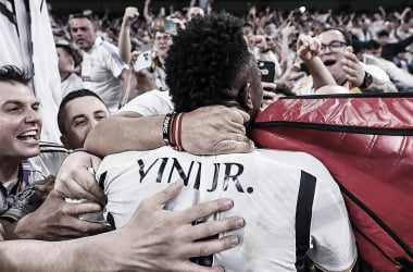 Vinicius ensalza la lealtad del Bernabéu: “Siempre creemos en que la afición va a venir con nosotros”
