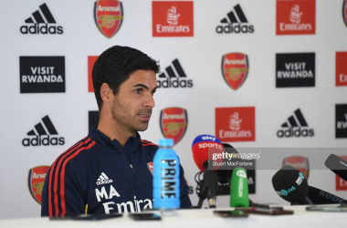 Mikel Arteta says he's 'enthusiastic' ahead of Arsenal's visit to Crystal Palace 