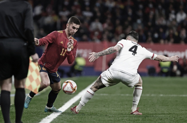 Ferran Torres marca en la victoria de España ante Albania