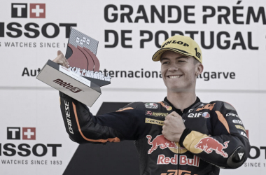 Daniel Holgado, ganador del Gran Premio de Portimao Moto3/ Fuente: Red Bull KTM Tech3