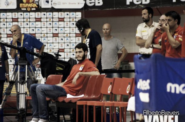 Álex Abrines se cae del Eurobasket