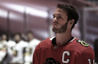 Jonathan Toews leaves questions about the Blackhawks' trade policy and his future