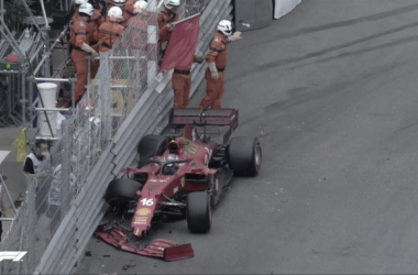 Pole por bandera roja para Charles Leclerc