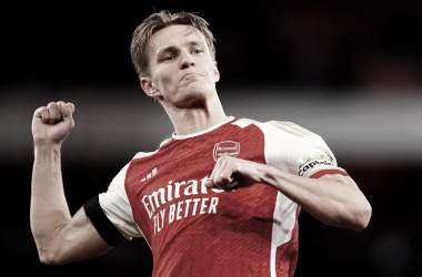 Arsenal aposta boa fase de Odegaard no clássico contra o Tottenham