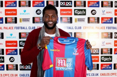 Adebayor vuelve a los terrenos de juego para reforzar al Crystal Palace