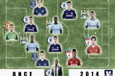 El &#039;once&#039; ideal de la Premier League en el 2014