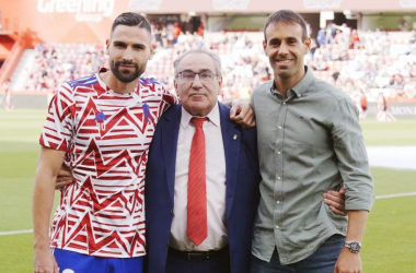 Antonio Puertas y Víctor Díaz, adiós a dos leyendas del Granada CF