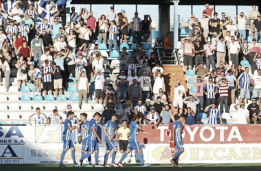 La afición berciana, presente en el Reino de León