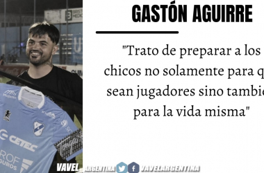 Gastón Aguirre: ''Nuestro campeonato es que los chicos jueguen en Primera División''