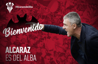 El Albacete anuncia la llegada de Alcaraz como nuevo entrenador en sus redes sociales | Foto: @AlbaceteBPSAD