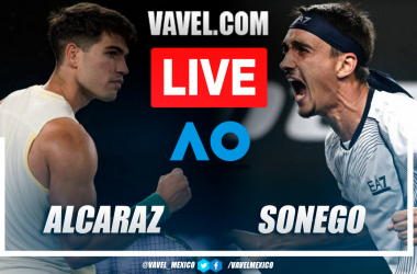 Highlights and points of Alcaraz 3-1 Sonego at Australian Open 2024