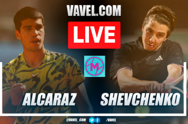 Alcaraz vs Shevchenko LIVE Score: First set for Carlos (6-2, 1-0)