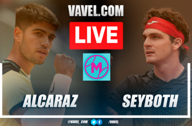 Alcaraz vs Seyboth Wild LIVE Score: Set for Carlitos (6-3, 1-0)
