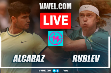 Carlos Alcaraz vs Andrey Rublev LIVE Score Updates in Madrid Masters 1000 (0-0)