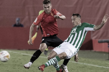 Aleix Febas en un partido con el Mallorca / Fuente: Mallorca CF