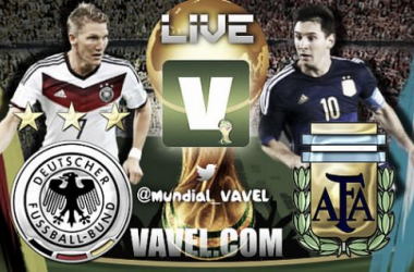 Resultado Alemania - Argentina en la final del Mundial 2014 (0-0)