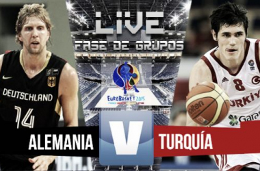 Resultado Alemania - Turquía en el Eurobasket 2015 (75-80)