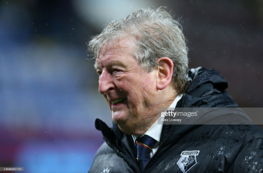 Roy Hodgson got soaked on the touchline at Turf Moor: Alex Livesey/GettyImages