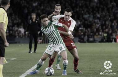 Álex Moreno, 'MVP' del Betis - Sevilla