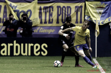 Álex Fernández fue el mejor valorado en el partido contra el Huesca