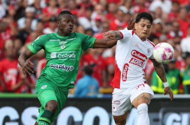 Alexis Zapata, jugador destacado de América de Cali frente a la Equidad