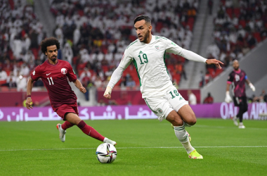 Algeria hangs on to beat Qatar to reach Arab Cup Final