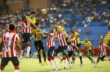 Resultado Junior - Alianza Petrolera en Liga Águila 2015 (2-1)